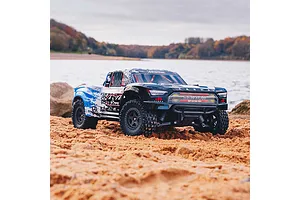 ARRMA SENTON 4x4 BLX 3S (V3) RC Short Course Truck Electric Brushless 4WD 1/10 Scale RTR - Blue image 102807