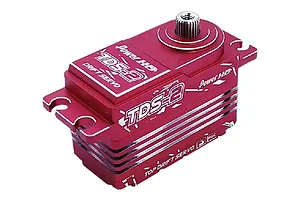 Power HD Aluminium TDS-2 Low Profile 8.4V 25kg Coreless Metal Geared Servo - Red image 102838