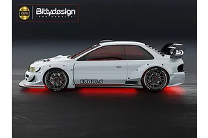 Bittydesign 1/7 Kanjo-S Unpainted Body Shell - Clear image 102926