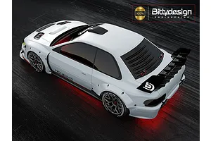 Bittydesign 1/7 Kanjo-S Unpainted Body Shell - Clear image 102928