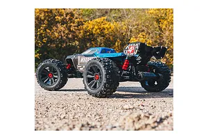 ARRMA Kraton 4x4 4S V2 BLX Speed RC Monster Truck Electric Brushless 4WD 1/10 Scale RTR - Blue image 103050