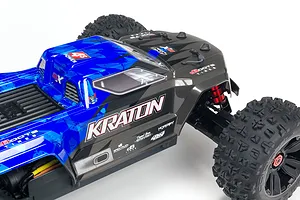 ARRMA Kraton 4x4 4S V2 BLX Speed RC Monster Truck Electric Brushless 4WD 1/10 Scale RTR - Blue image 103053