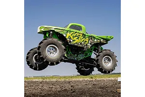 Losi LMT King Sling 4X4 Solid Axle Mega RC Monster Truck Electric Brushless 4WD 1/8 Scale RTR - Green image 103170