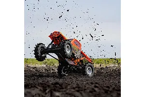 Losi LMT Bog Hog 4X4 Solid Axle Mega RC Monster Truck Electric Brushless 4WD 1/8 Scale RTR - Orange image 103172