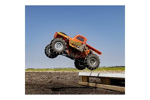 Losi LMT Bog Hog 4X4 Solid Axle Mega RC Monster Truck Electric Brushless 4WD 1/8 Scale RTR - Orange image 103173