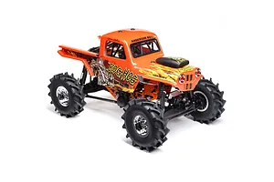 Losi LMT Bog Hog 4X4 Solid Axle Mega RC Monster Truck Electric Brushless 4WD 1/8 Scale RTR - Orange image 103175