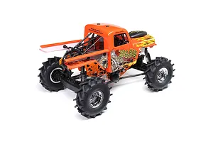 Losi LMT Bog Hog 4X4 Solid Axle Mega RC Monster Truck Electric Brushless 4WD 1/8 Scale RTR - Orange image 103177