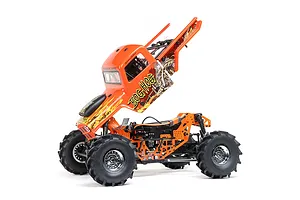 Losi LMT Bog Hog 4X4 Solid Axle Mega RC Monster Truck Electric Brushless 4WD 1/8 Scale RTR - Orange image 103179