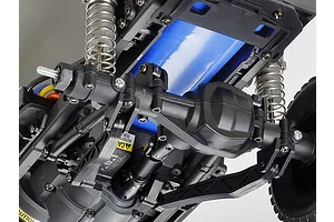 Tamiya CC-02 1990 Land Rover Defender 90 RC Rock Crawler Electric 4WD 1/10 Scale Kit (No ESC) - Blue image 103282