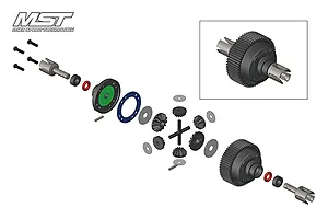MST RMX-M S Pro MX-5 RC Drift Car Electric 2WD 1/10 Scale Kit image 103427