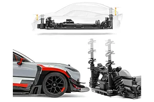 HPI RS4 Sport 3 Flux Ford Mustang Mach-E 1400 RC Car Electric Brushless 4WD 1/10 Scale RTR image 103530