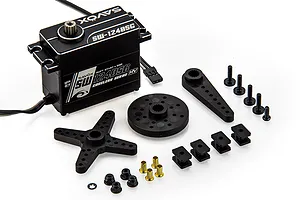 Savox Aluminium SW-1240SG 1/5 70kg 8.4V Coreless Metal Geared Servo - Black image 103764