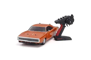 Kyosho Fazer Mk2 1970 Dodge Charger Hemi RC Car Electric 4WD 1/10 Scale RTR - Orange image 104060