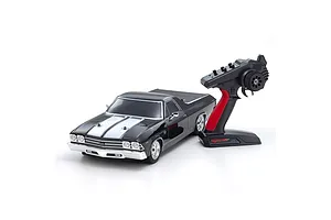 Kyosho Fazer Mk2 1969 Chevrolet El Camino SS 396 RC Car Electric 4WD 1/10 Scale RTR - Tuxedo Black image 104090