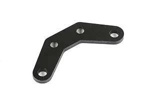 Rovan Aluminium Front Upper Suspension Arm Pin Brace - Black image 104371