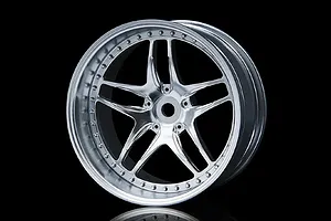 MST 1.9" FB (+8mm Offset) Rims 4Pcs - Flat Silver 832047FS