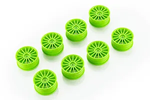 Kyosho 1/10 Aero 24 15 Spoke Rims 8Pcs - Fluorescent Green