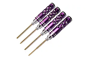 GPM 1.5,2.0,2.5,3.0mm Hex Driver Set 4Pcs - Purple image 104515