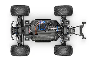 Traxxas Bigfoot 4X4 BL-2s RC Monster Truck Electric Brushless 4WD 1/10 Scale RTR - Blue image 104673