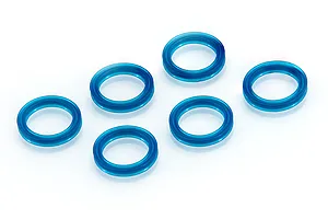 GPM 6x10x0.5mm Washers 6pcs - Blue
