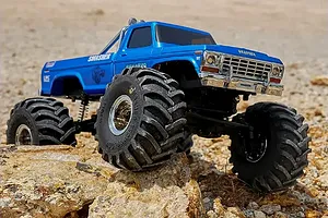 FMS FCX24 Smasher RC Monster Truck Electric 4WD 1/24 Scale RTR - Blue image 104782