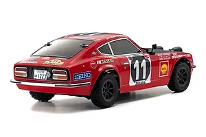 Kyosho Fazer Mk2 1971 Datsun 240Z RC Rally Car Electric 4WD 1/10 Scale RTR - Red image 104851
