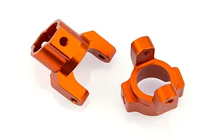 HSP Orange Aluminium Left & Right Steering Hub Carriers image 10494