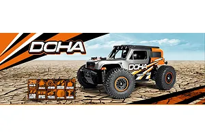 Maverick Doha RC Desert Truck Electric 4WD 1/20 Scale RTR - Orange image 105045