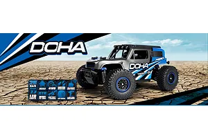 Maverick Doha RC Desert Truck Electric 4WD 1/20 Scale RTR - Blue image 105058