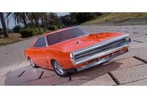 Kyosho Fazer Mk2 1970 Dodge Charger Hemi RC Car Electric 4WD 1/10 Scale RTR - Orange image 105116