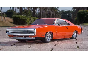 Kyosho Fazer Mk2 1970 Dodge Charger Hemi RC Car Electric 4WD 1/10 Scale RTR - Orange image 105117