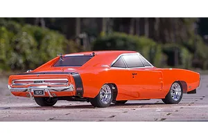 Kyosho Fazer Mk2 1970 Dodge Charger Hemi RC Car Electric 4WD 1/10 Scale RTR - Orange image 105118