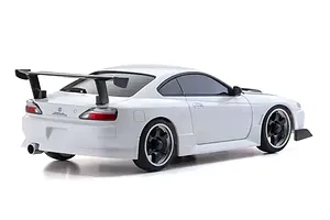 Kyosho Mini-Z Nissan Silvia S15 RC Drift Car Electric AWD RTR - White image 105227