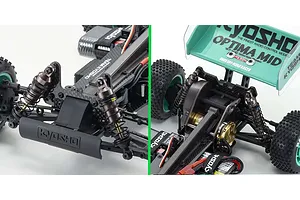 Kyosho Optima Mid '87 WC Worlds Spec 60th Anniversary RC Buggy Electric Brushless 4WD 1/10 Scale Kit - Gold Edition image 105539