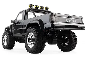 HPI Venture18 Flux 1985 Toyota Hilux SR5 RC Rock Crawler Electric Brushless 4WD 1/18 Scale RTR - Black image 105709