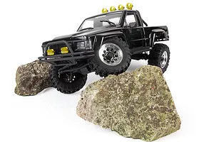 HPI Venture18 Flux 1985 Toyota Hilux SR5 RC Rock Crawler Electric Brushless 4WD 1/18 Scale RTR - Black image 105711
