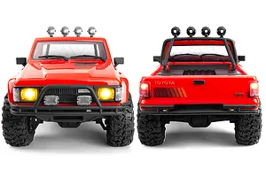 HPI Venture18 Flux 1985 Toyota Hilux SR5 RC Rock Crawler Electric Brushless 4WD 1/18 Scale RTR - Red image 105740