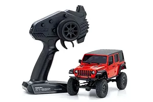 Kyosho Mini-Z Jeep Wrangler Unlimited Rubicon RC Rock Crawler Electric 4WD RTR - Firecracker Red image 105854