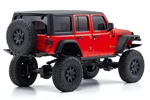 Kyosho Mini-Z Jeep Wrangler Unlimited Rubicon RC Rock Crawler Electric 4WD RTR - Firecracker Red image 105856