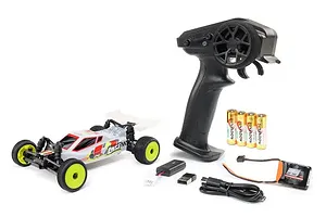 Losi Micro-B 2S RC Buggy Electric 2WD 1/24 Scale RTR - White image 106002