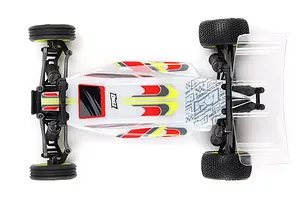 Losi Micro-B 2S RC Buggy Electric 2WD 1/24 Scale RTR - White image 106007