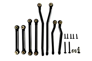 Hobby Plus Aluminium High Clearance Linkage - Black