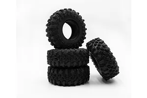 Hobby Plus 1.2" Mudder-XL Tyres 4Pcs