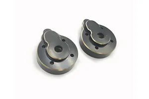 Hobby Plus Brass V2 Front Portal Hubs 2Pcs 