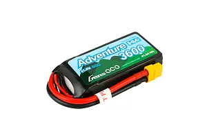 Gens Ace Adventure 11.4V 3600mAh 60C HV Soft Case LiPo Battery