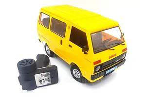 WPL D42 Kei Daihatsu HiJet 80 RC Drift Van Electric RWD 1/10 Scale RTR - Yellow image 107527
