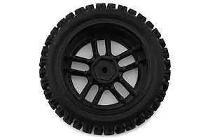 Maverick 1/18 Tredz TerraHex Tyres on Black Rims 2Pcs - Glued Wheels image 107540