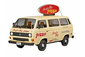 Revell 1/25 Surfer Boy Pizza Volkswagen T3 Van Scaled Plastic Model Kit - Stranger Things image 107549