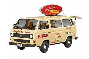 Revell 1/25 Surfer Boy Pizza Volkswagen T3 Van Scaled Plastic Model Kit - Stranger Things image 107550