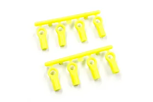 Yeah Racing 4.8x13mm M3 Plastic Ball Ends 8Pcs - Yellow